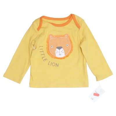 Long sleeve T-shirt (Yellow) from Nutmeg Cotton