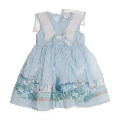 Jurk (Blauw, Meerkleurig) van Next Baby Katoen, Polyester
