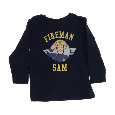 Långärmad t-shirt (Blå) från Fireman Sam Bomull, Elastan