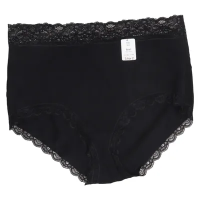 Trusser (Sort) fra H&M Bomuld, Elastan
