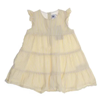 Jurk (Wit, Geel) van Petit Bateau Katoen