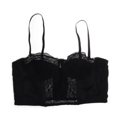 Bustier (Black) from Out from Under for Urban Outfitters Elastane, Polyester