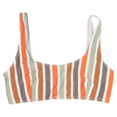Haut de bikini (Marron, Vert, Blanc) de Åhléns Élasthane, Polyamide, Polyester