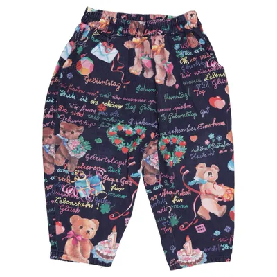 Pyjama broek (Blauw, Meerkleurig) van Hummelsheim Katoen