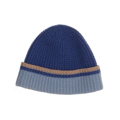 Beanie (Blue) from Uniqlo Acrylic, Nylon, Polyester, Wool