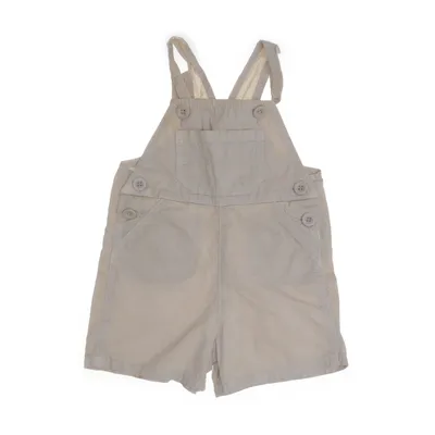 Dungaree shorts (Beige) from United Colors of Benetton Cotton