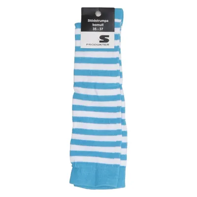 Bas de contention (Bleu, Blanc) de Rose Produkter Coton