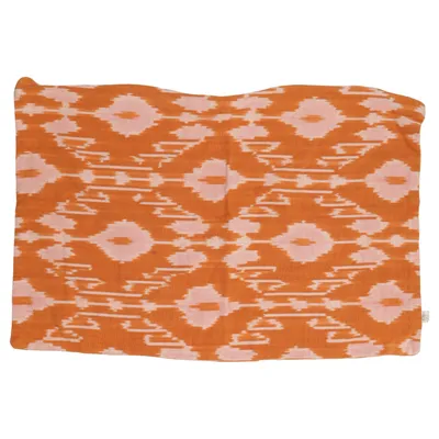Housse de coussin (Orange, Blanc) de Ch&J