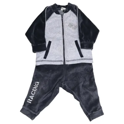 Set (Blå, Grå) från Walking Baby Bomull, Polyester