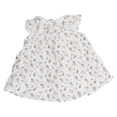 Jurk (Wit, Meerkleurig) van Newborn by Lindex Katoen