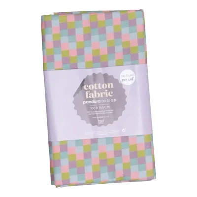 Textile (Pink, Green, Multicolored) from Panduro Design Cotton