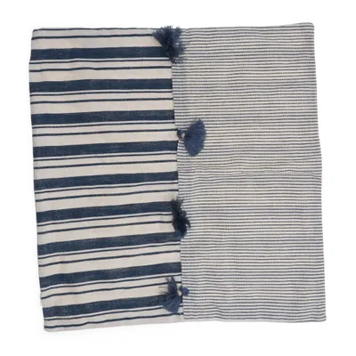 Sierkussensloop (Blauw, Beige) van H&M Home Katoen, Linnen