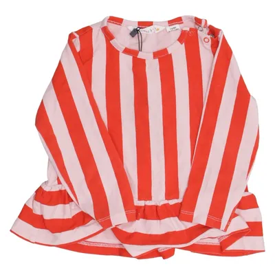Blouse (Red, Pink) from Mini Rodini Elastane, Organic cotton