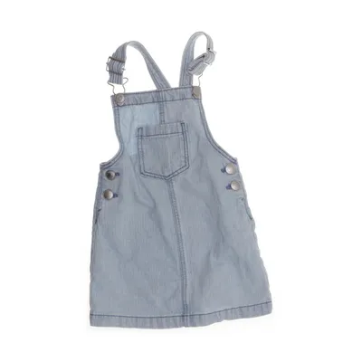 Hängselklänning (Blå) från Hema Ekologisk bomull