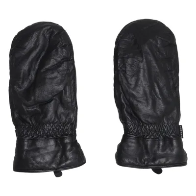 Leather mittens (Black) from Gaucho Leather, Polyester