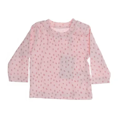 Langærmet t-shirt (Pink) fra ICA I Love Eco Økologisk bomuld, Elastan