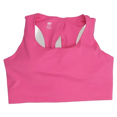 Brassière (Rose) de H&M Sport Élasthane, Polyamide, Polyester