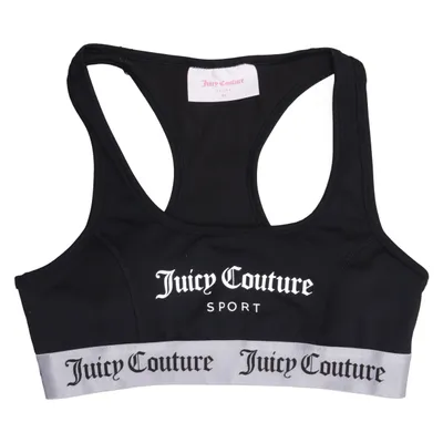 Sports bra (Black) from Juicy Couture Sport Elastane, Polyester