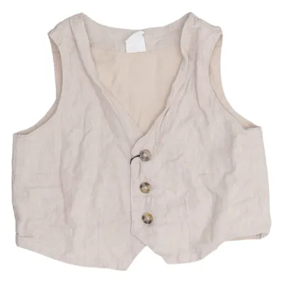 Suit vest (Beige) from H&M Cotton, Linen
