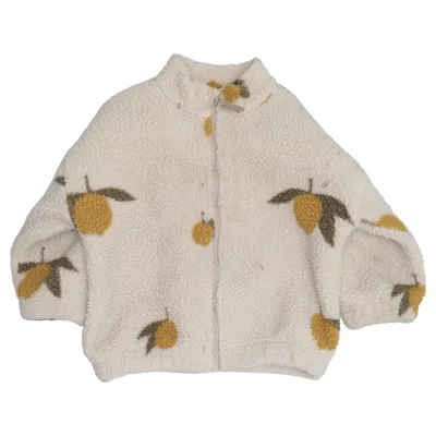 Fleecejacka (Vit, Gul, Grön) från Konges Sløjd Återvunnen polyester