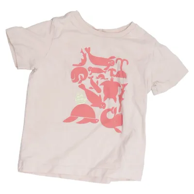 T-shirt (Beige, Red) from Patagonia Organic cotton