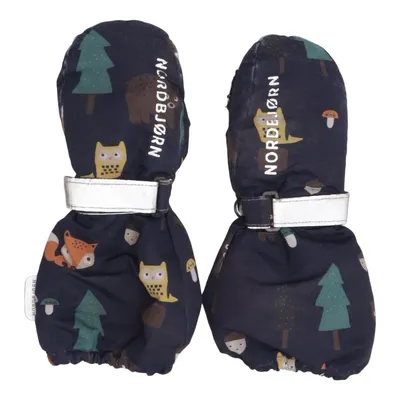 Mittens (Blue, Multicolored) from Nordbjørn