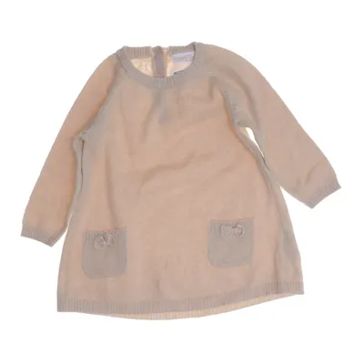 Robe (Beige) de Baby by Lindex Coton, Fibre métallique, Modal, Polyamide