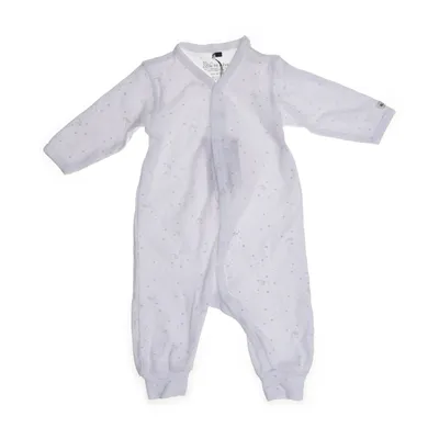 Sparkdräkt (Vit, Grå) från Coin de Rêve Ekologisk bomull