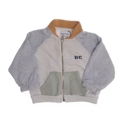 Varsity jacket (Gray, Beige, Multicolored) from Bobo Choses Organic cotton