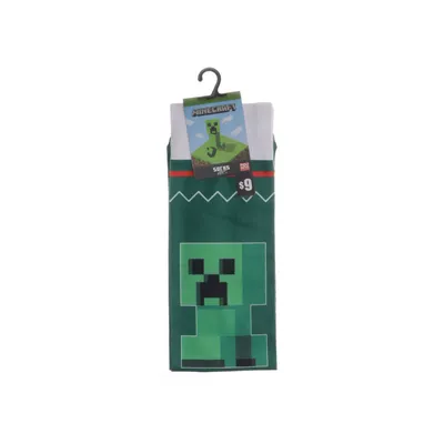 Socks (Green, Multicolored) from Minecraft