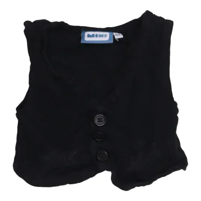 Vest (Sort) fra Mini Bomuld