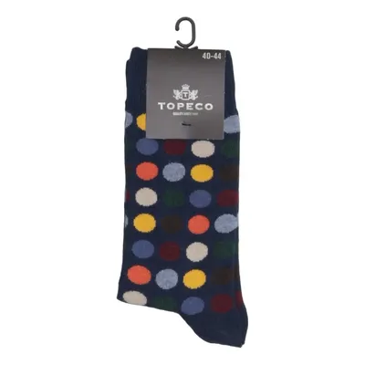 Socks (Blue, Multicolored) from Topeco Cotton, Elastane, Polyamide