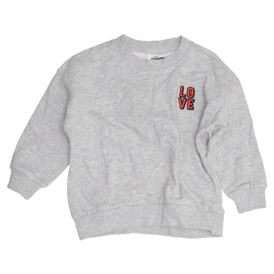 Collegetröja (Grå) från Mini Gina Tricot Bomull, Viskos