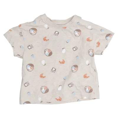 T-shirt (Beige, Meerkleurig) van Lupilu Organisch katoen