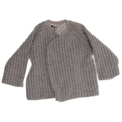 Jacka (Grå, Beige) från Hessnatur Bomull, Ull