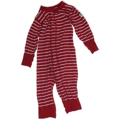 Sparkdräkt (Röd, Vit) från Polarn O. Pyret Ekologisk bomull