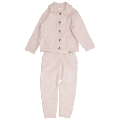 Sæt (Beige) fra H&M Akryl, Elastan, Polyester, Uld