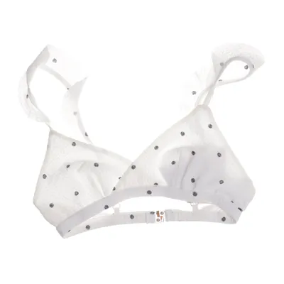 Haut de bikini (Blanc, Noir) de M-KAE Élasthane, Polyester