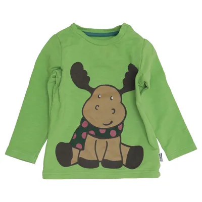 Lange mouwen shirt (Groen, Bruin, Meerkleurig) van Jako-O Katoen, Elastaan