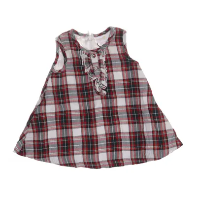 Jurk (Rood, Meerkleurig) van Baby by Lindex Katoen, Polyester