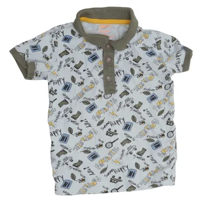 Polo (Vert, Multicolore) de Hema Coton