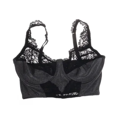 Soutien-gorge (Gris, Noir) de Huber Acétate, Élasthane, Nylon