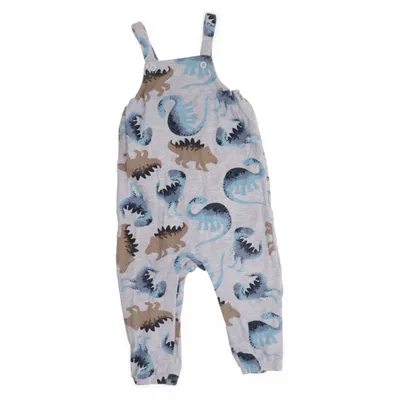 Overalls (Grå, Blå) fra ICA I Love Eco Økologisk bomuld, Elastan, Polyester