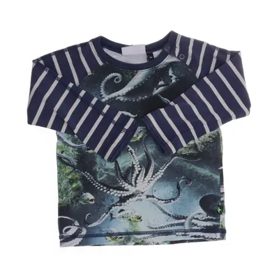 Langærmet t-shirt (Blå, Flerfarvet) fra Molo