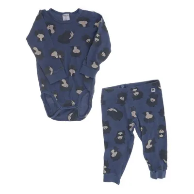 Set (Blå, Grå, Vit) från Polarn O. Pyret Ekologisk bomull, Elastan