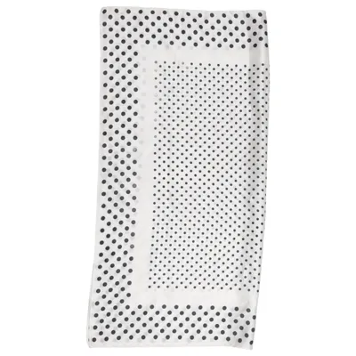 Handkerchief (White, Black)