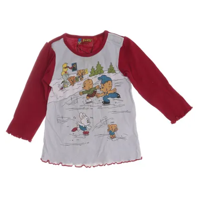 Långärmad t-shirt (Grå, Rosa) från Bamse by Lindex Bomull