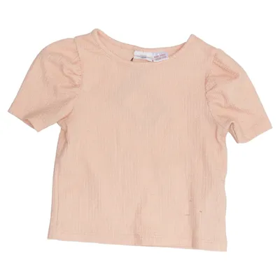 T-shirt (Rosa) från Mini Gina Tricot Elastan, Polyester