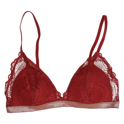 Brassière (Rouge) de Hop Lun Élasthane, Polyamide, Polyester