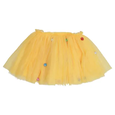 Tulle skirt (Yellow, Multicolored) from Cortigiani Cotton, Polyester